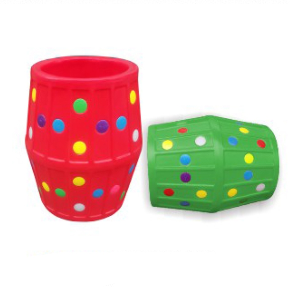 彩色钻洞大滚筒1